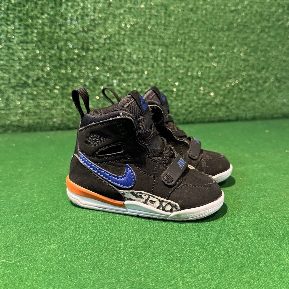 Nike Air Jordan Legacy 312 Knicks Black AT4055-048 Toddler Baby Size 4C